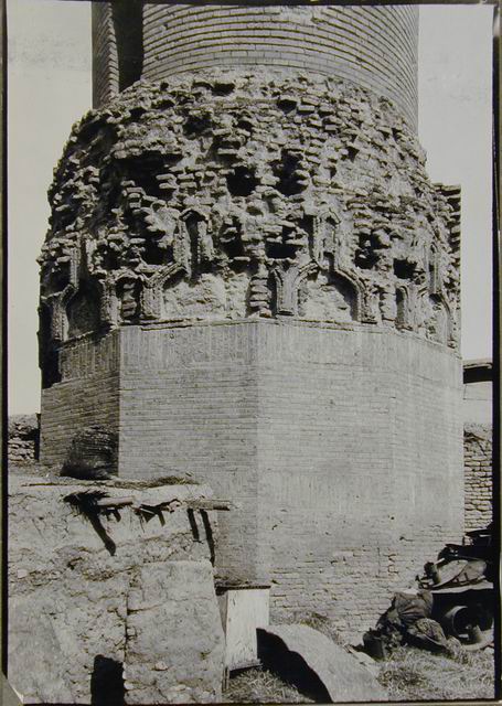 Minaret, detail of base