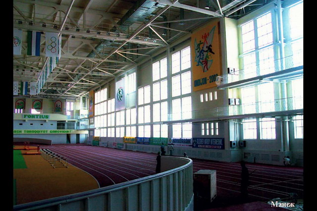 Interior view of gymnasium