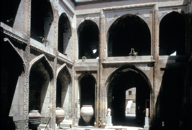 Ak Medrese - View of the courtyard from southeast