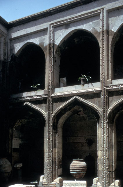 Ak Medrese - View of courtyard arches