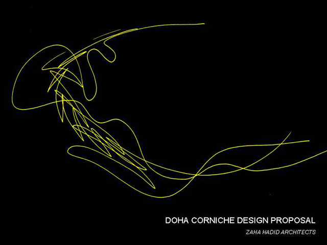 Doha Corniche Competition, Zaha Hadid Submission