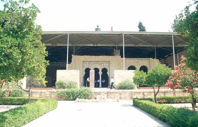 Façade, Dar al-Jund reception hall with protective structure