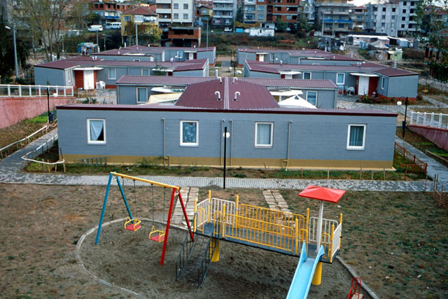Aerial view showing children's play area