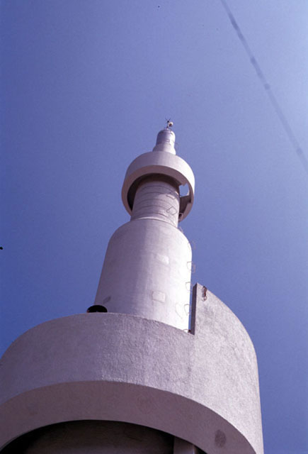 View to minaret, looking up