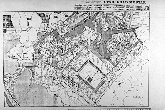 "Regulating Plan of Renewal, Reconstruction, and Revitalization of the Historical City Core-Part A4" by Stari Grad Mostar