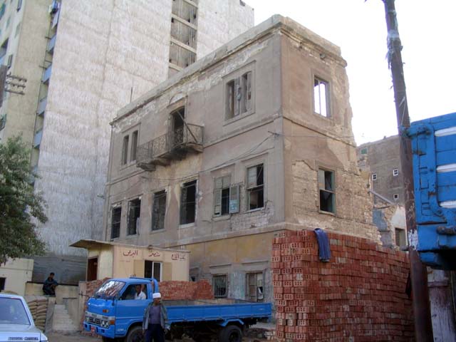 Old building on the north bank