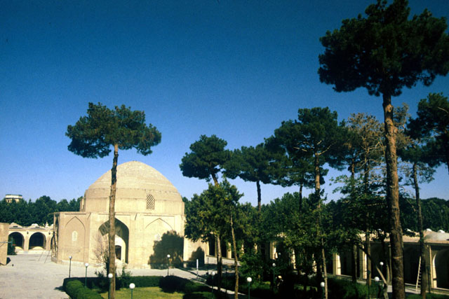 Exterior view showing domed structure