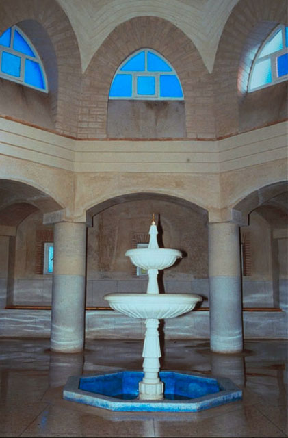 Interior, fountain
