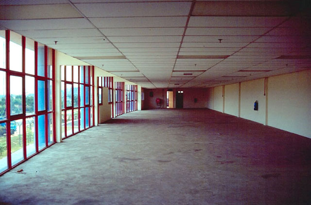 Interior view of corridor