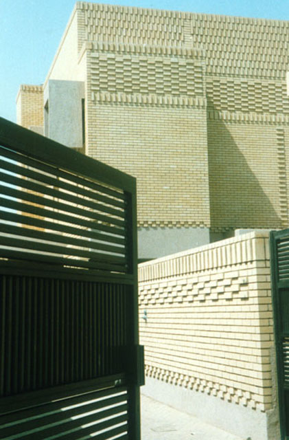 Detail of façade brickwork