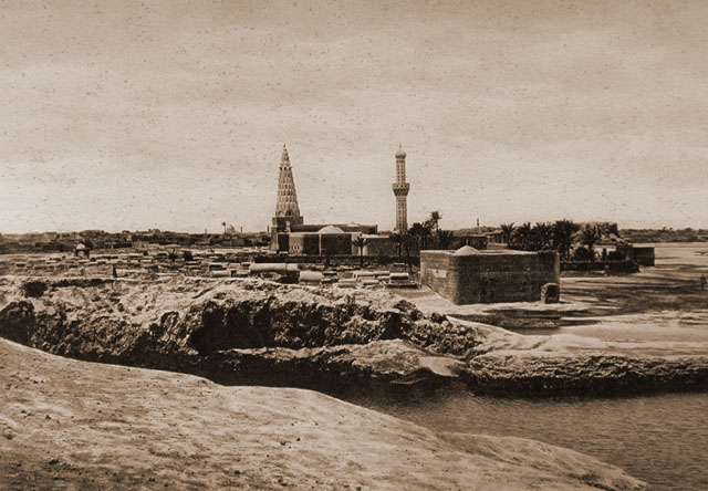 "The Shrine of Shiekh Omar surrounded by Muslim cemeteries"