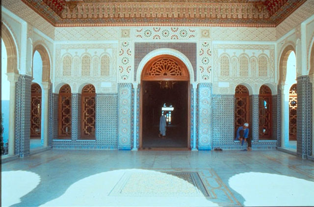 Mosque's main porch