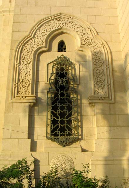 Window on the west façade
