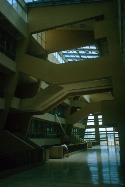 Interior view showing staircases