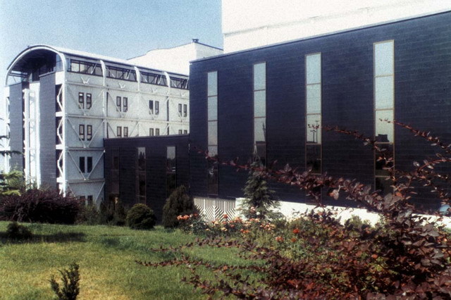 Nirou Research Center Complex - Exterior view from northeast, east elevation