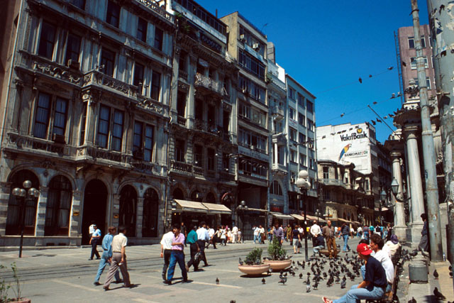 Exterior view showing pedestrian streets