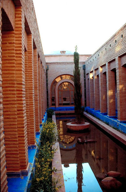 Central courtyard, water basin