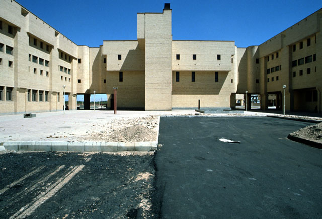 Approach from courtyard