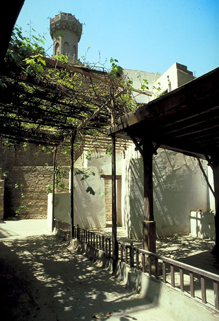 A courtyard in the Palace of Bastak al-Nasiri