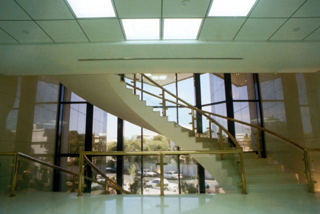 Interior detail showing staircase