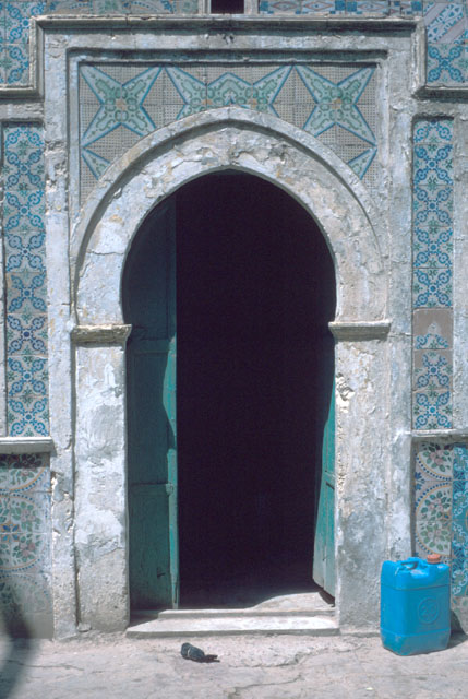 Tiled doorway, house on Homet Ghrian Street