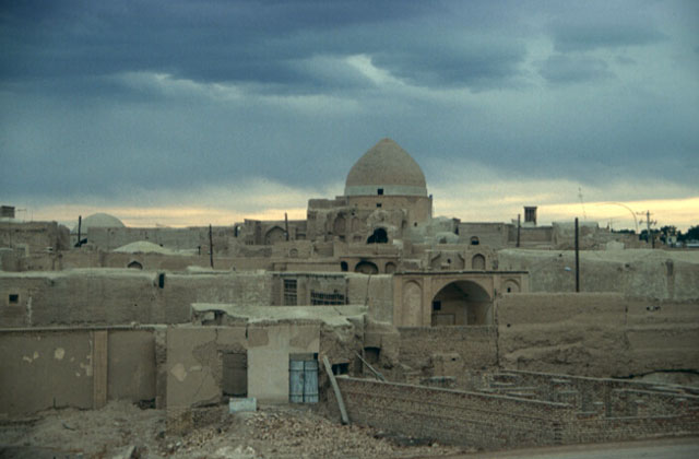 General view over Na'in, Iran.