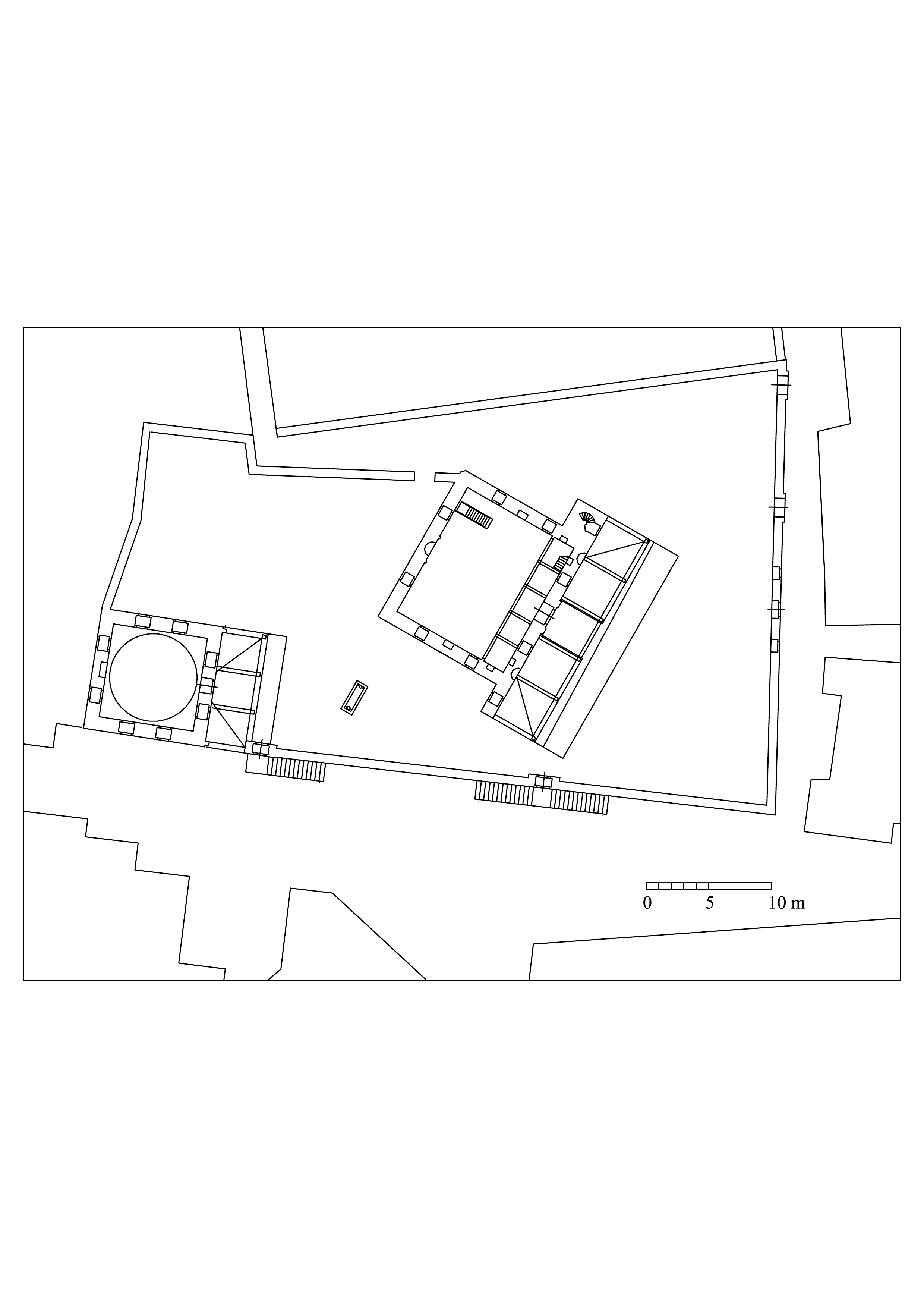 Reconstruction plan of Tercüman Yunus Bey Complex