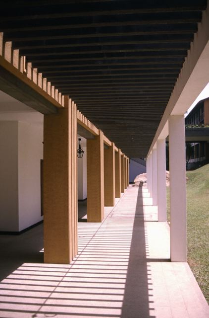Colonnade in central court