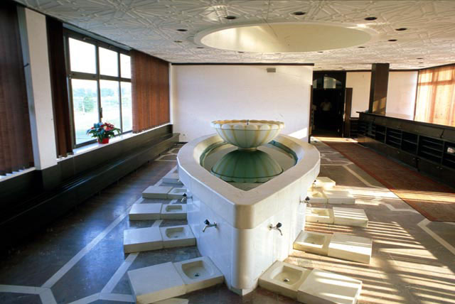 Interior, ablution room