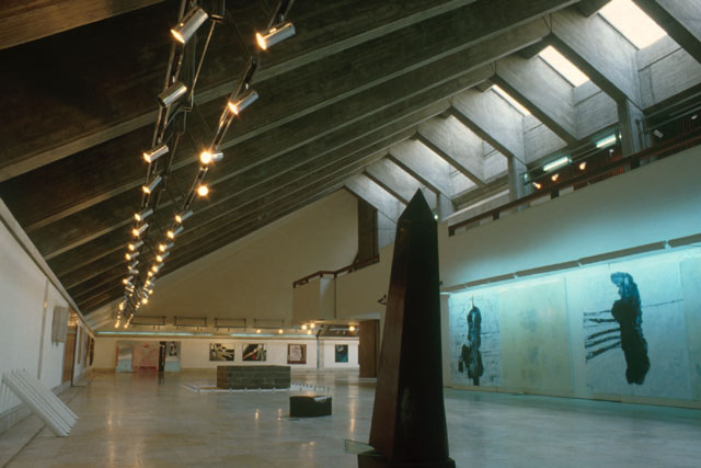 Interior view showing gallery