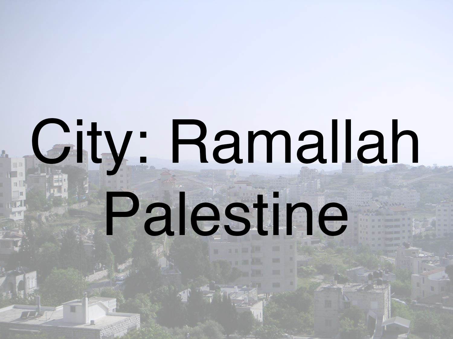 Ramallah 