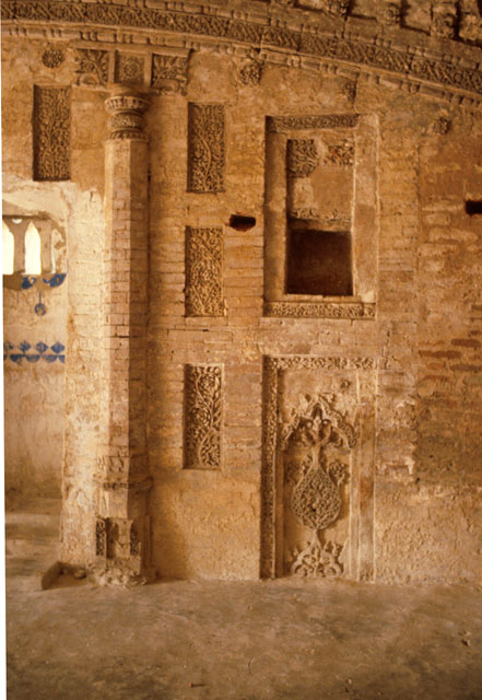 West wall with mihrab