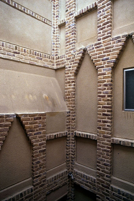 Exterior detail showing brickwork