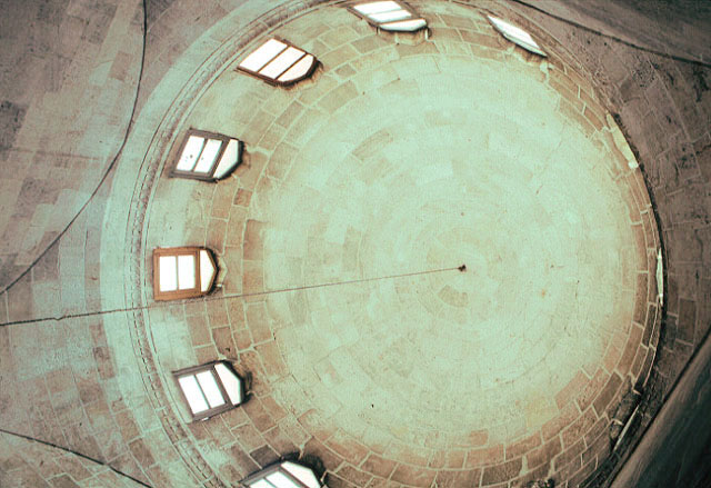 Interior view of dome