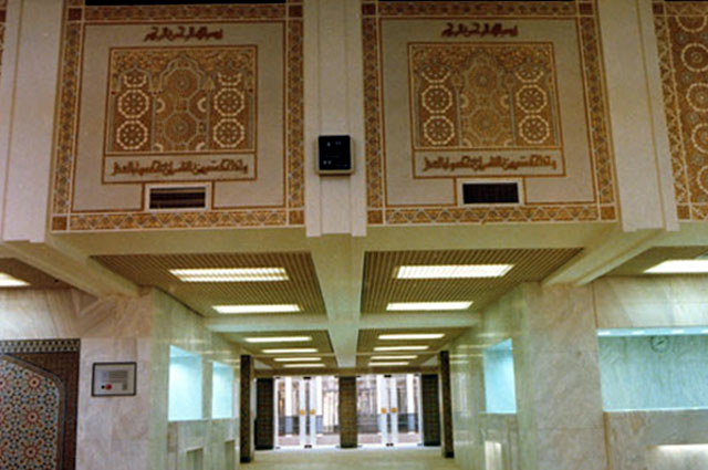 Interior, view along passage