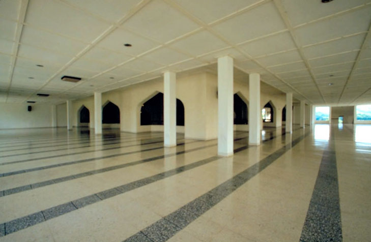 Interior, prayer hall