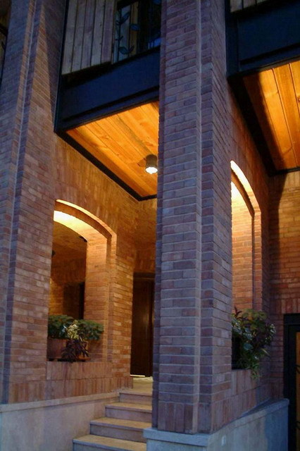 Entry porch and stairs