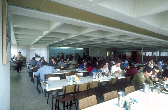 Interior, cafeteria
