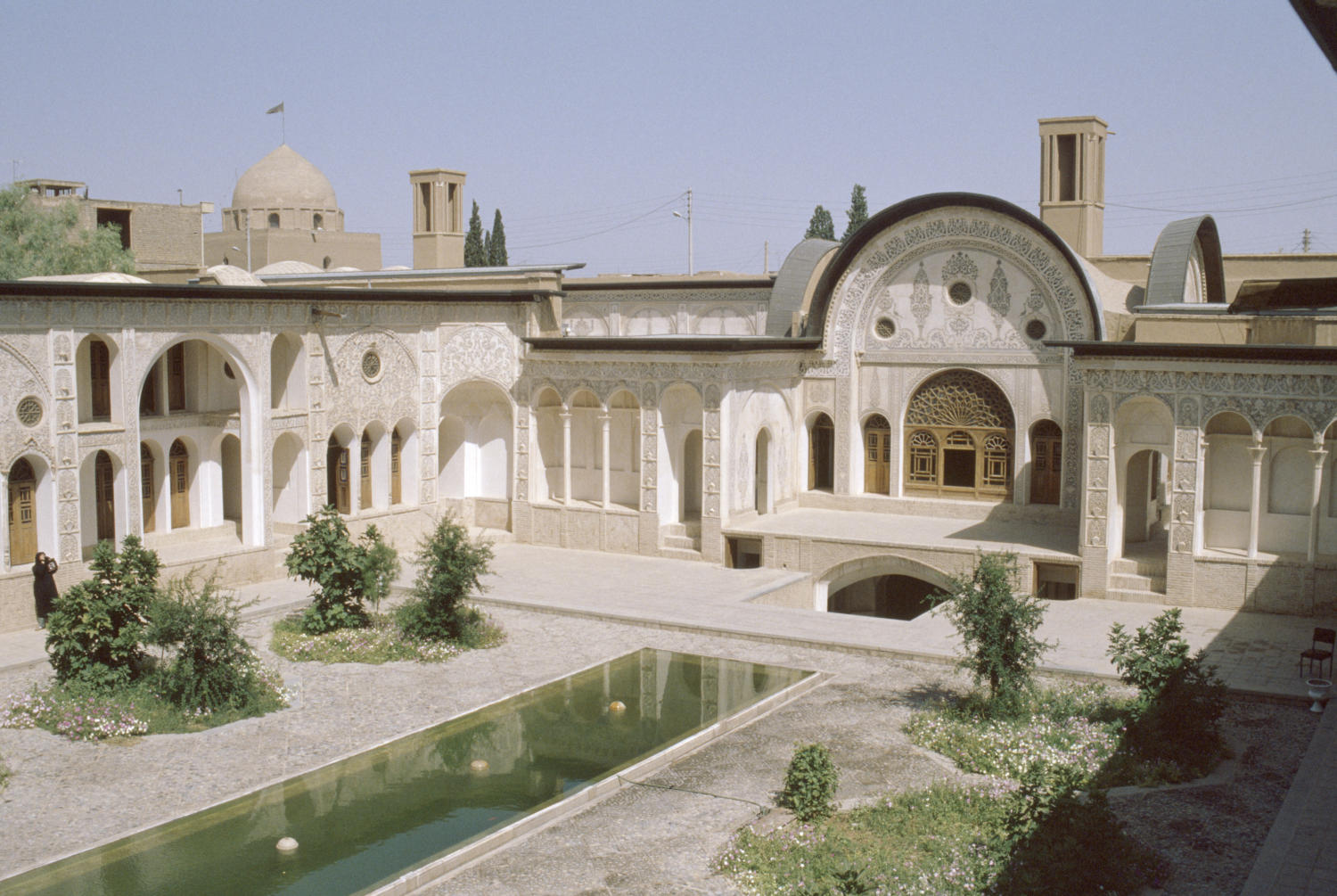View of the courtyard after restoration.