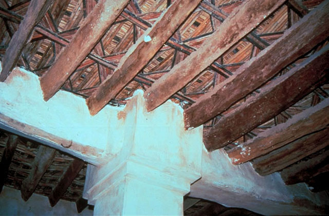 Interior, detail of load-bearing structure