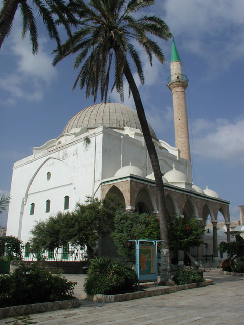 North and east façades of the mosque, view from the courtyard