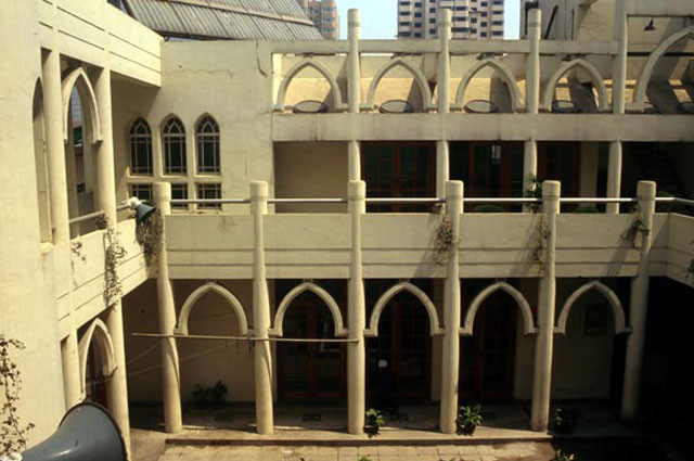 View to courtyard