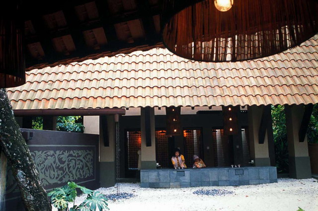 Pavilion courtyard
