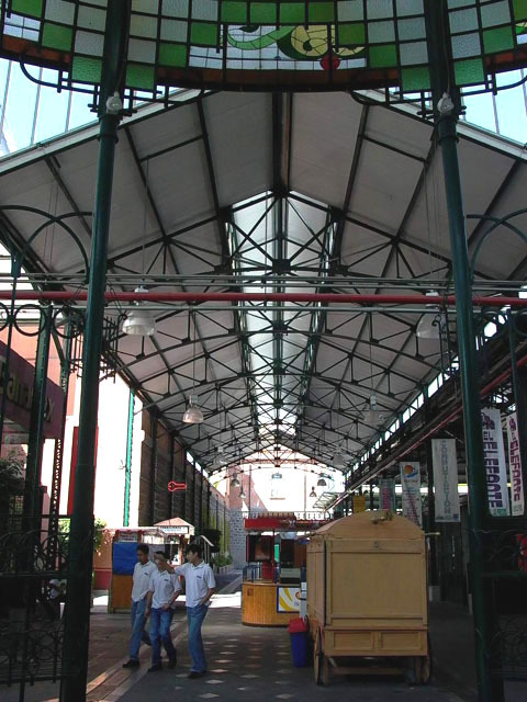 Interior view of the roof