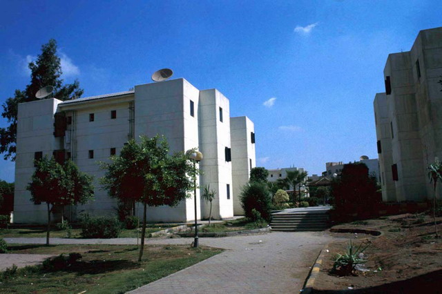 Two buildings in the new housing complex