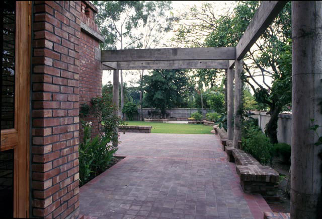 Muhammed Aziz Khan Residence - View towards courtyard