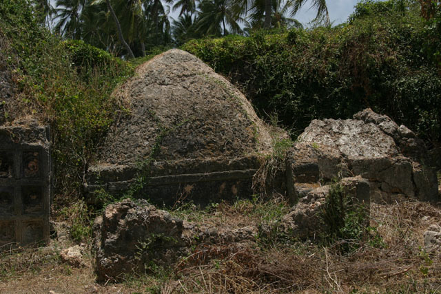 Exterior view of mid-18th century domed tomb