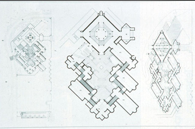 Museum of Contemporary Art - B&W drawing, floor plan