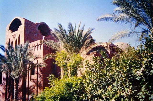 Exterior view from gardens