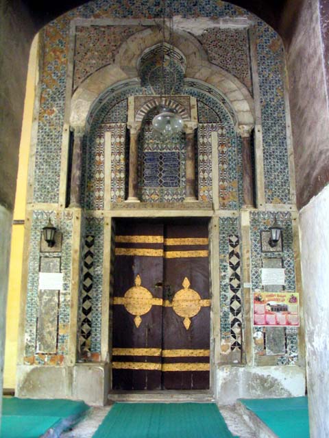 The prayer hall entrance